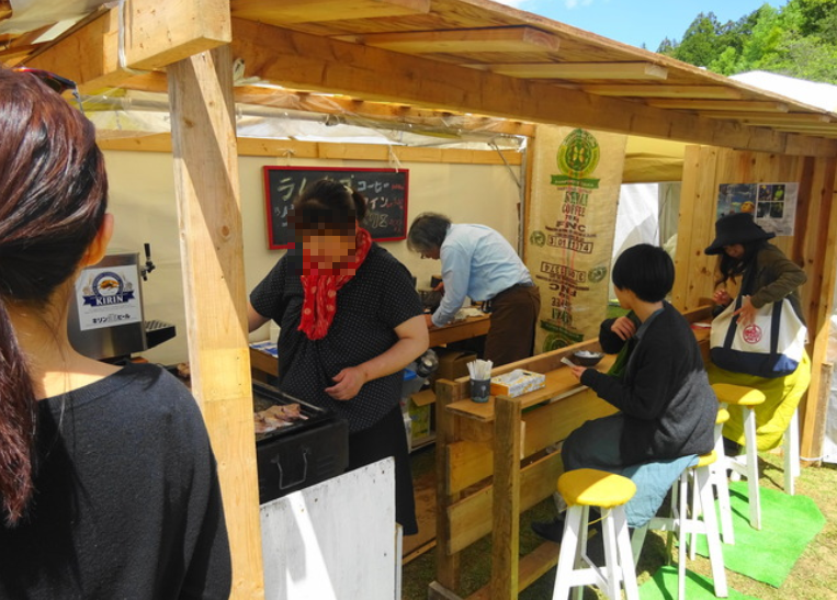 陶炎祭ひまつり2020 の飲食ブース1