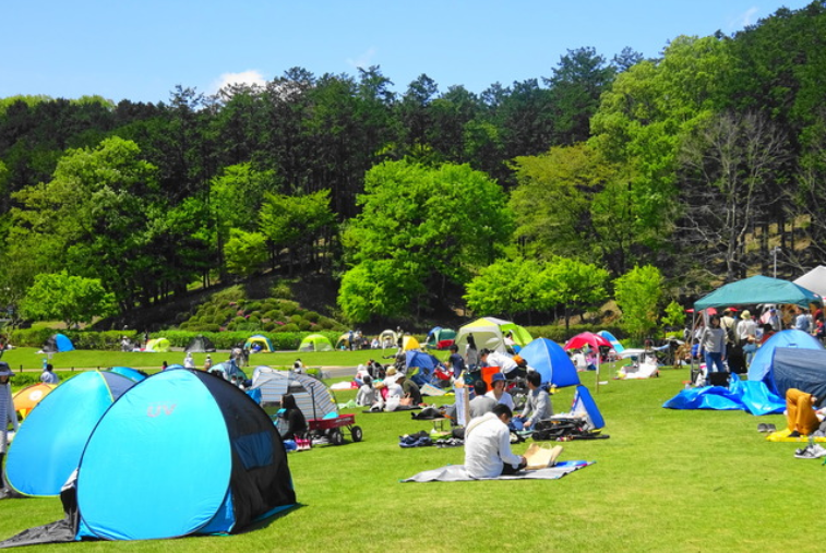 テントがたくさんな会場