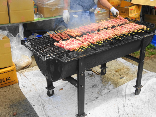 美味しそうな串焼き