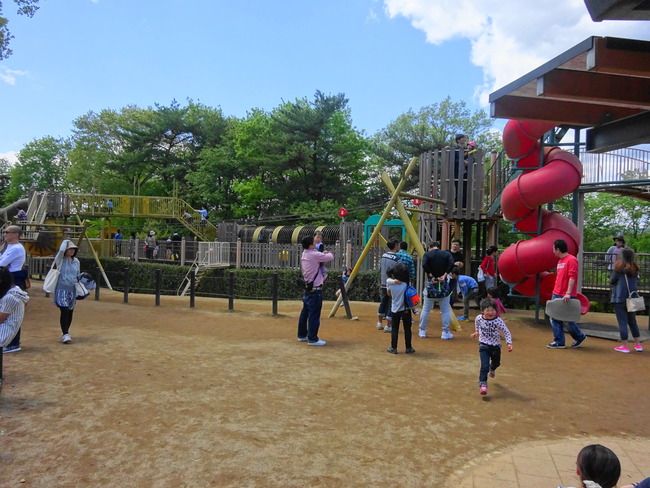 笠間芸術の森公園 あそびの杜に到着