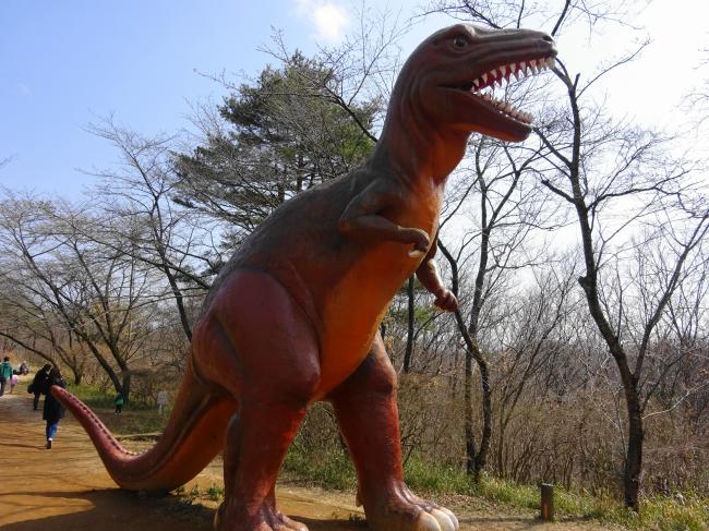 水戸森林公園 のティラノサウルス