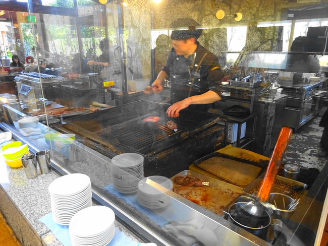 アメリカ屋 水戸 の焼き場ブース