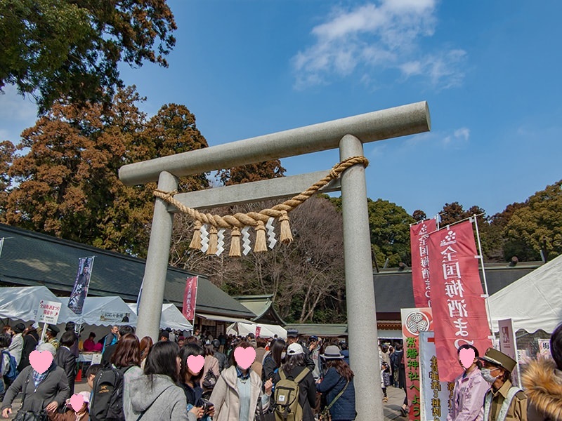 梅酒まつりin水戸2020 会場の常磐神社