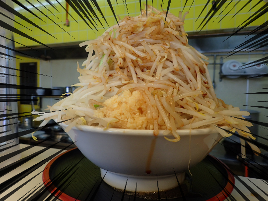 茨城 二郎系ラーメン 麺屋元｜牛久の二郎インスパイアで大盛ラーメン実食！ - いばらじお♪