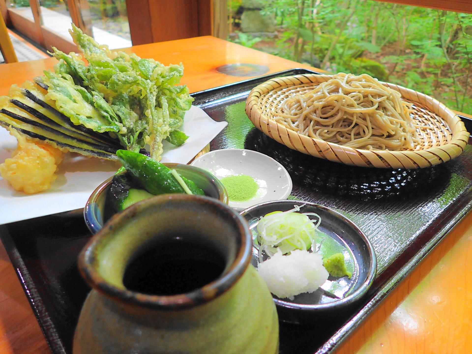 そば処 楓の森＠茨城町｜隠れた名店の天ざるが絶品！ - いばらじお♪