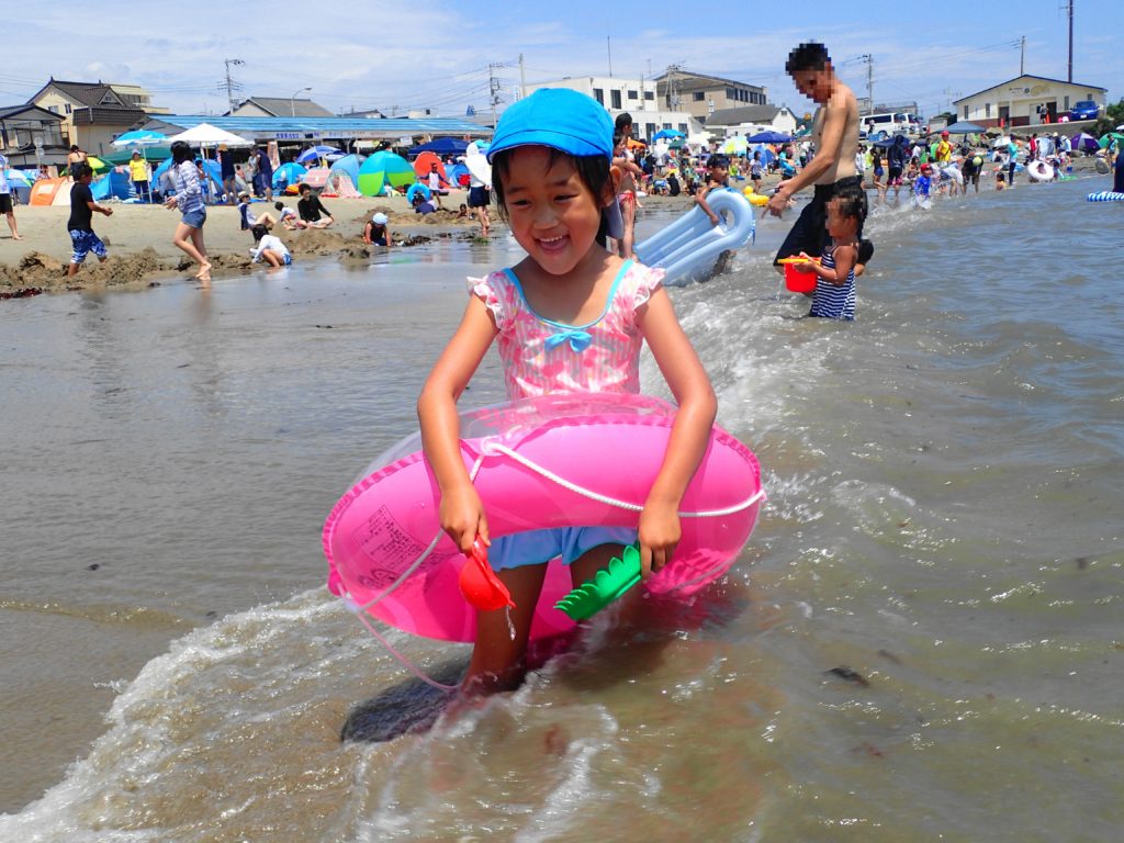 平磯海水浴場は波が穏やか