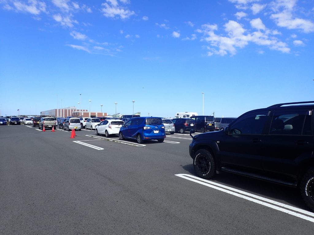 茨城空港の駐車場