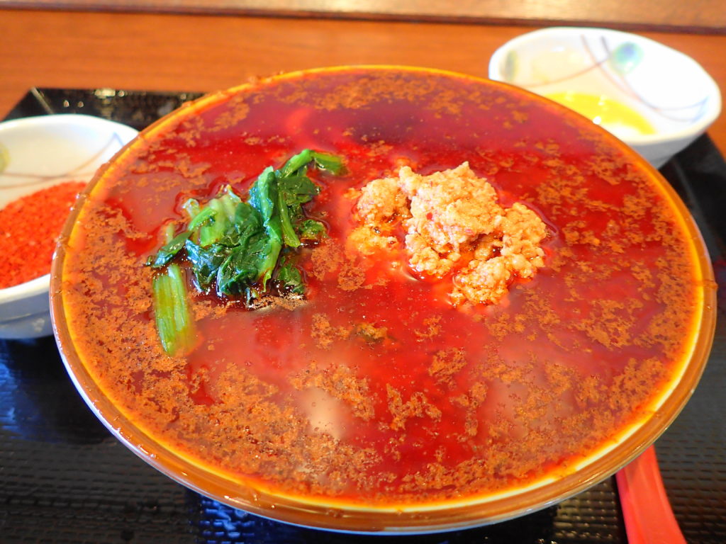 うま辛坦々うどん100辛が着丼