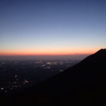 筑波山の山頂から見る夜景