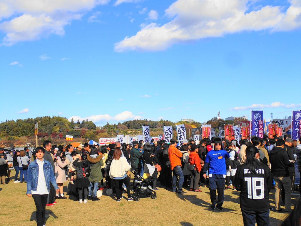 水戸のラーメンまつり4の会場