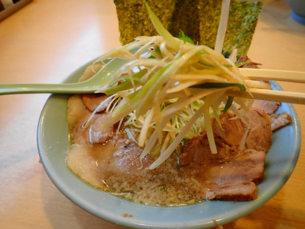 ラーメンショップのネギ