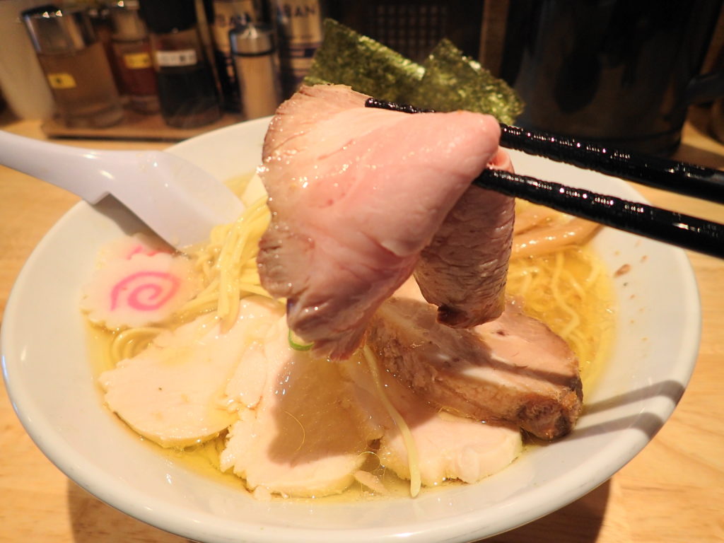 ふるかわ ラーメン の塩らーめんのチャーシュー