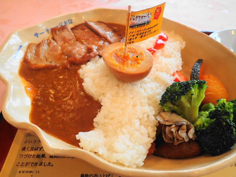 藤井川ダムカレー 城里町ホロルの湯で噂のカレーを食べてきたよ!!