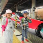 上野駅で子どもと新幹線を見学