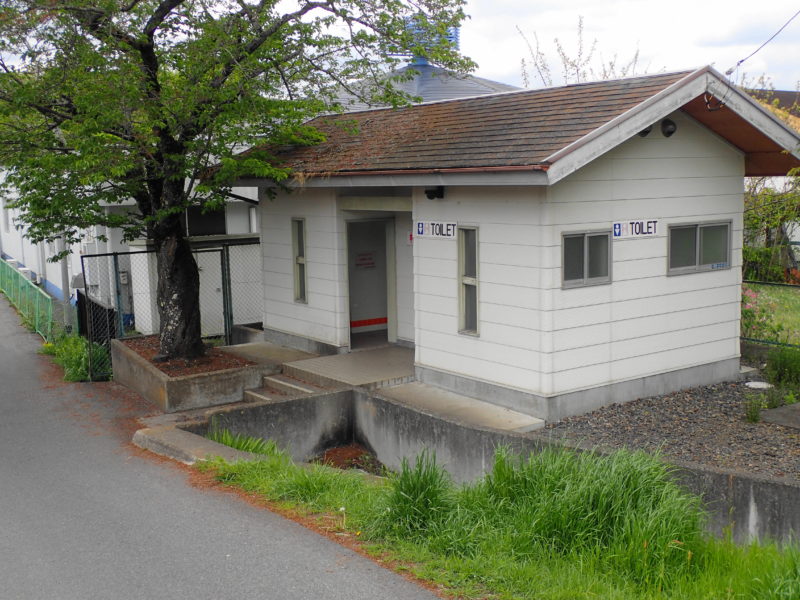 茨城穴場キャンプ場 清流公園 のトイレ