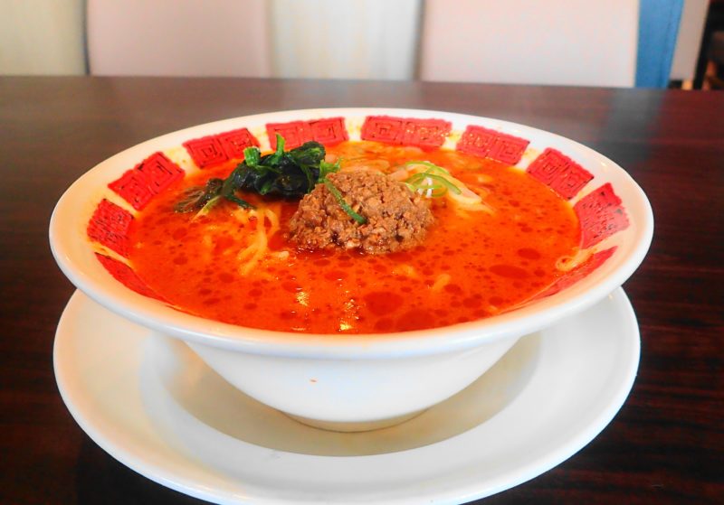 花椒（ホワジャオ）とラー油の担担麺