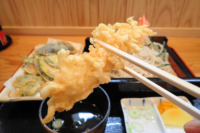 福田屋 常陸大宮 の天婦羅