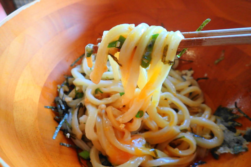 ふ和ら 出汁と温泉卵が絡んだ麺