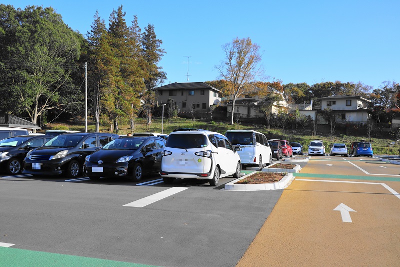 千波公園少年の森 駐車場